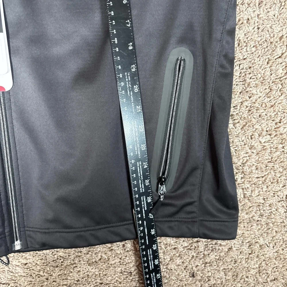 Zero Restriction Mens Highland Jacket Black Tech Layer Golf Full Zip NWT Large